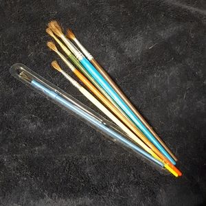 Craft paint brushes.